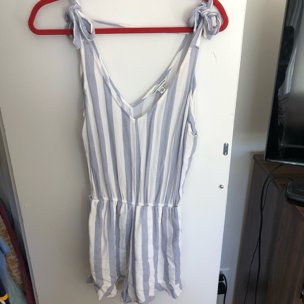 Formal or casual stripped Romper.